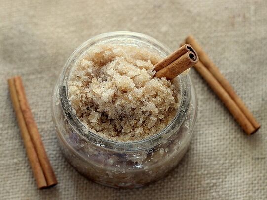 exfoliante corporal para o coidado da pel